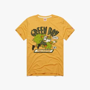 TMNT Michelangelo x Green Bay Packers VintageWashEffect