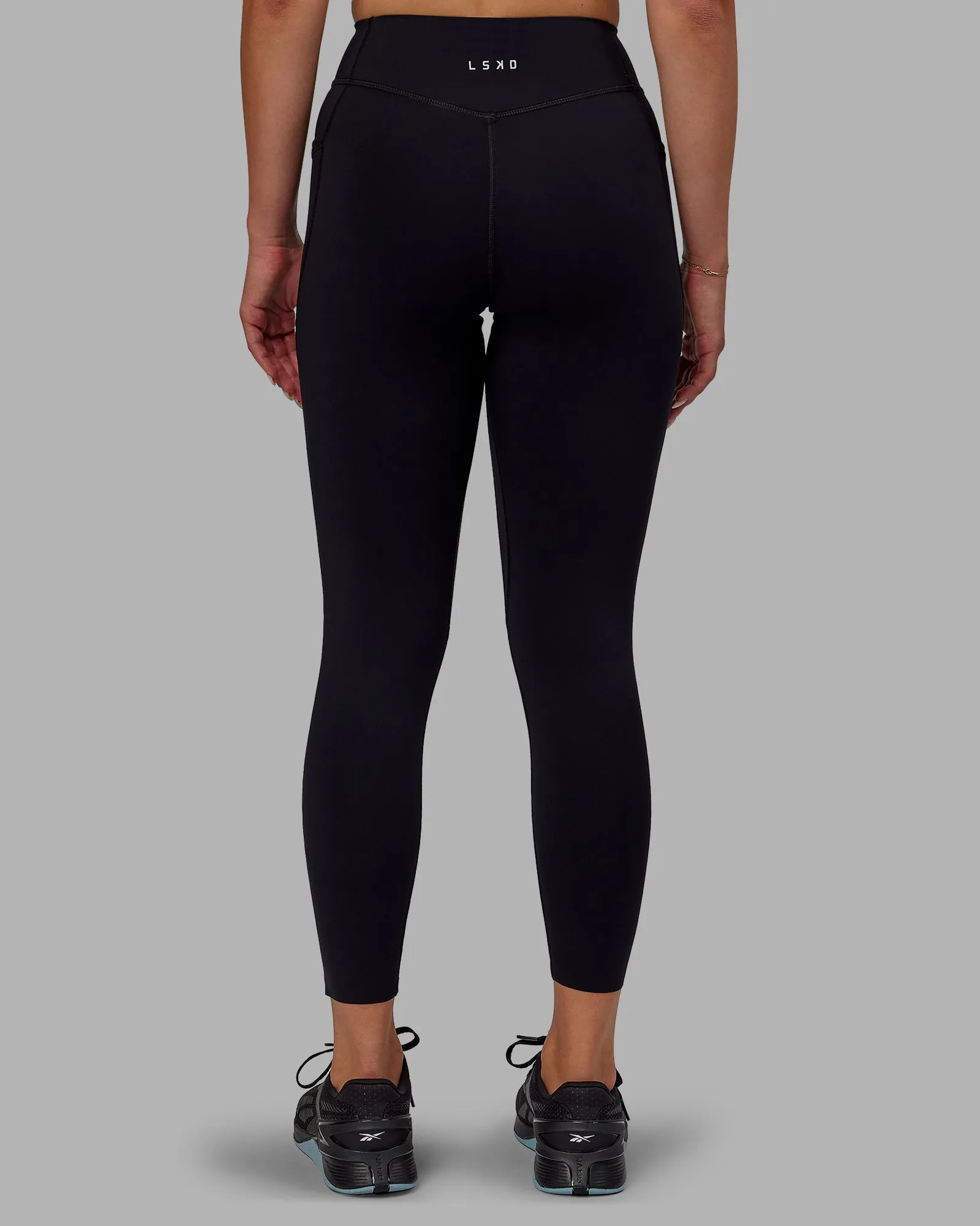 Fit Boost Stretch Fit Weekend Trip Elite High-Rise 7/8 Legging Pockets - Black