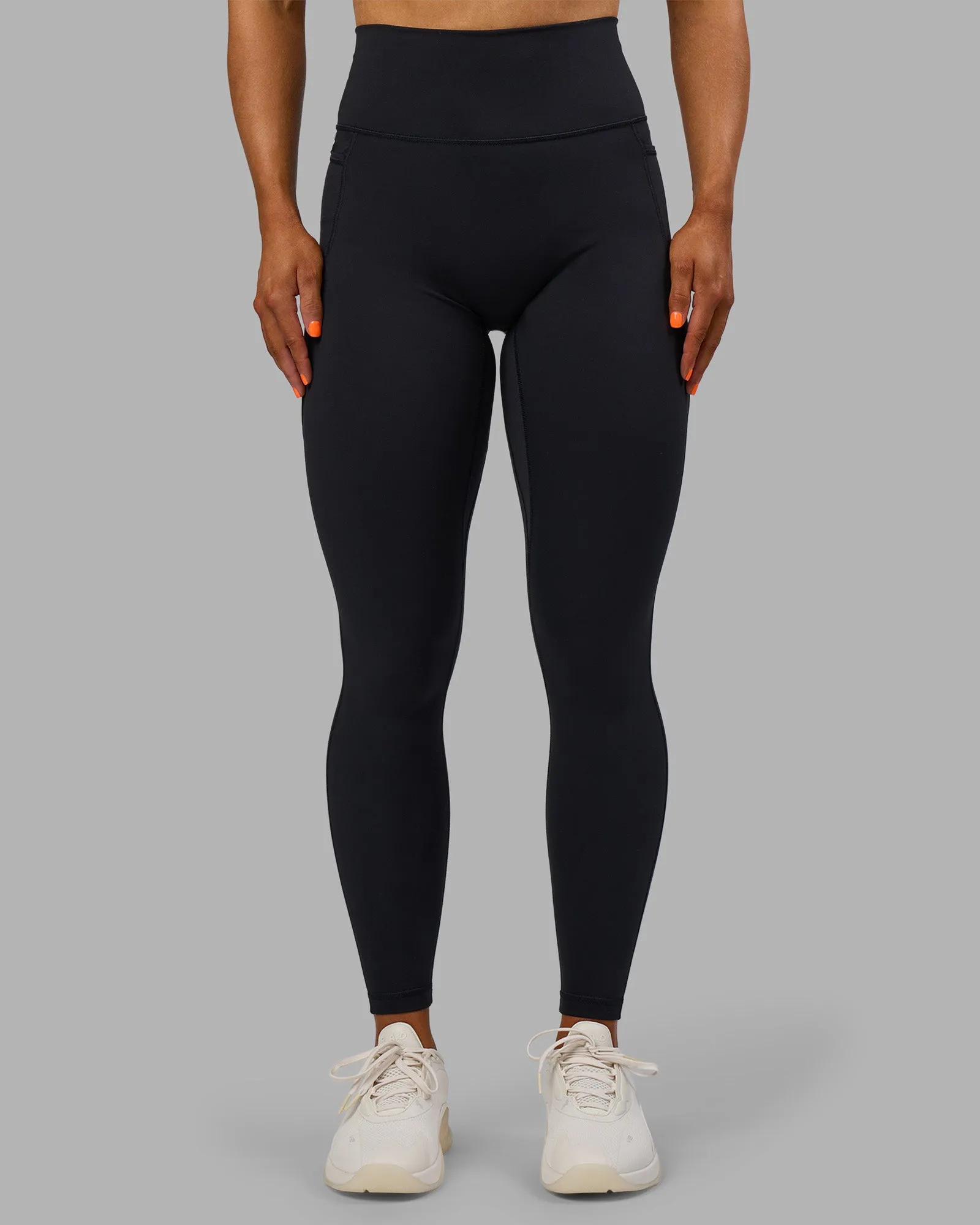 Fusion Ultra High-Rise Full Length Legging Pockets - Black Super Flex