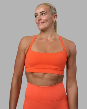 Lightweight Lingerie Momentum Sports Bra - Ultra Orange