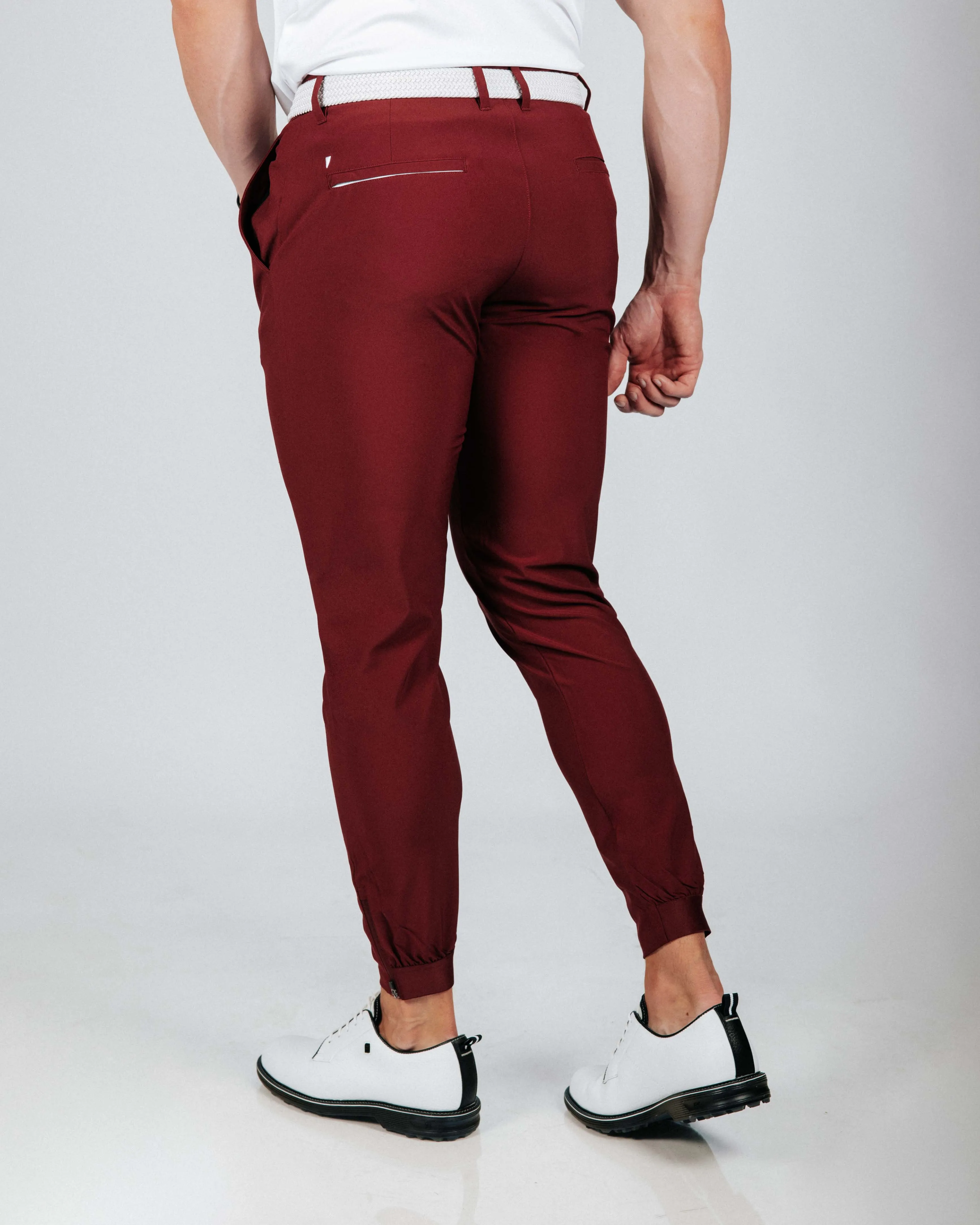Friction Free Lining Men's Wine Golf Jogger