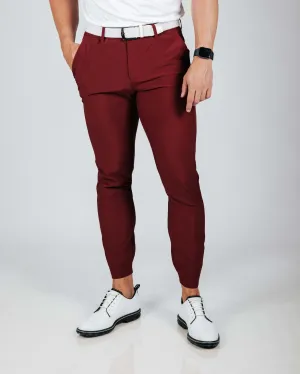 Men's Wine Golf Jogger Mobility Shorts Capri Gym Capri