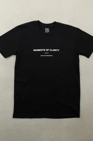Comfy Touch Moments of Clarity (Men's Black A1 Tee)