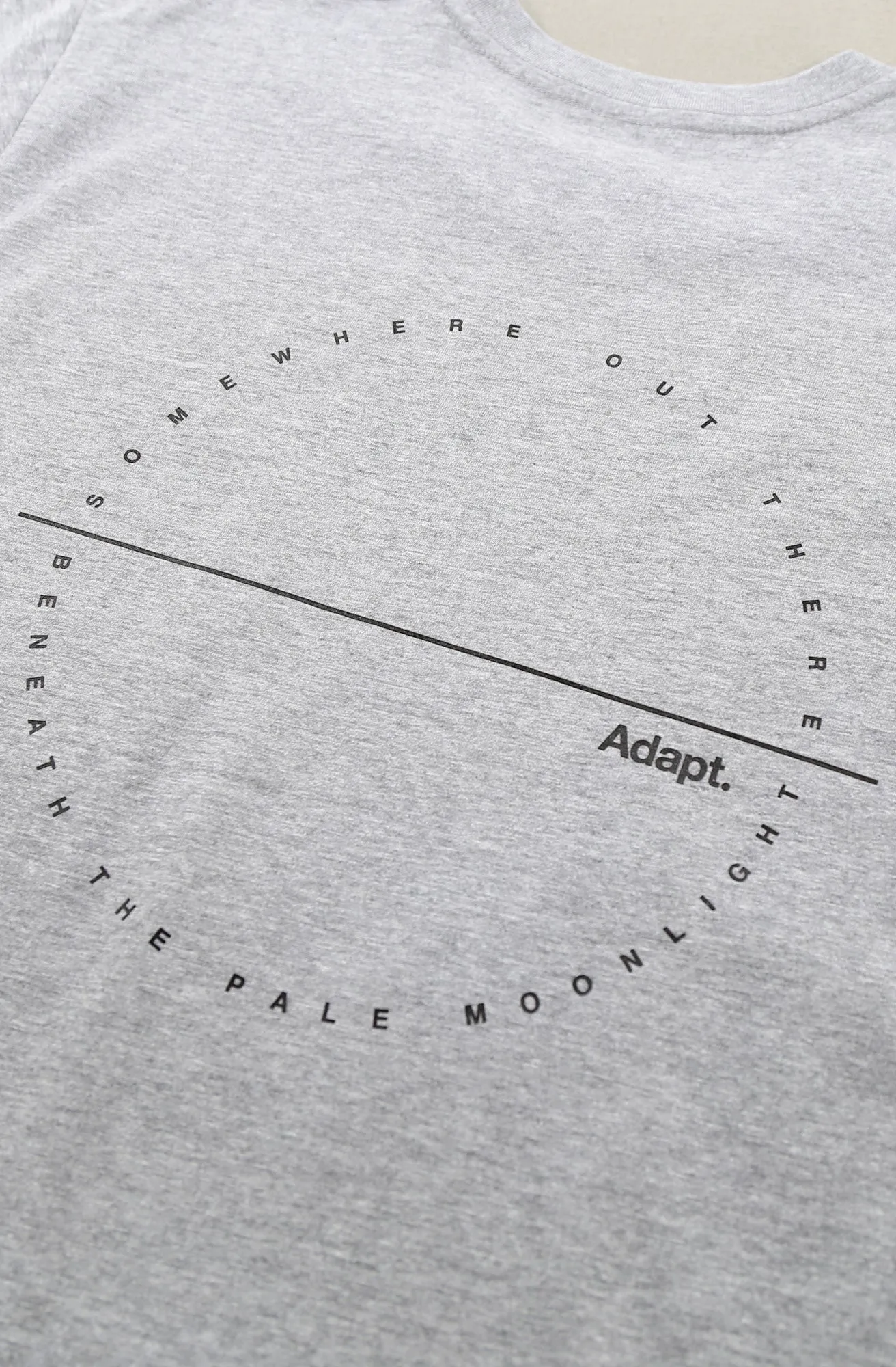 Relaxed Fit Design Quick-Drying Shirt Pale Moonlight (Men's Heather A1 Tee)