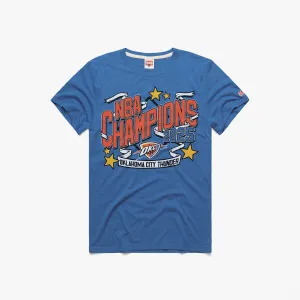 2025 NBA Champions Oklahoma City Thunder Everyday Comfort Style Simple Layer