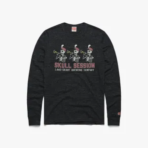 All-Day Wear FadeResistant Land-Grant Skull Session Long Sleeve Tee