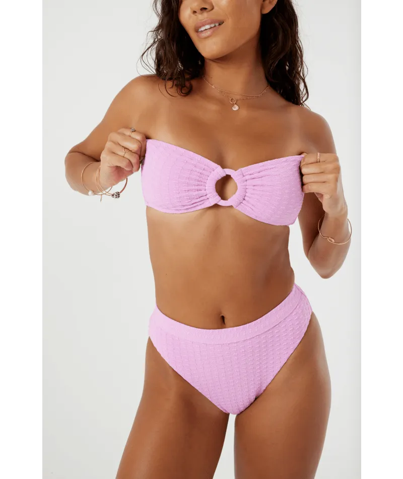 Roxy Haliewa Bandeau Bra Top-Lilac Outdoor Fun
