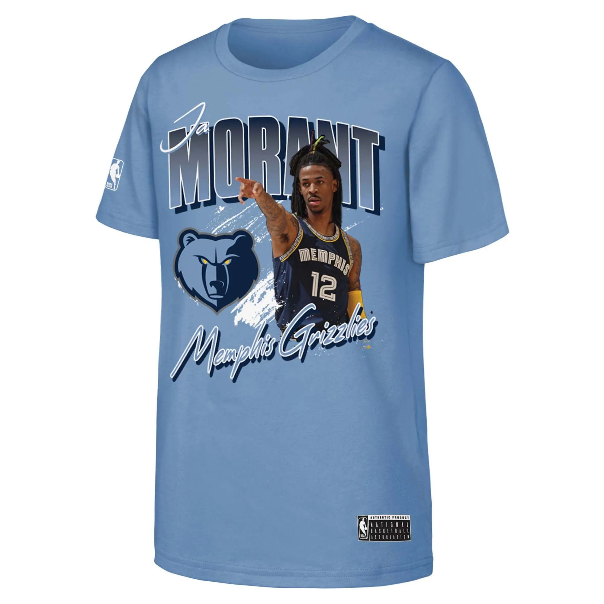 Men's NBA Memphis Grizzlies Ja Morant Jones Tee Stylish Jacket Fire Core
