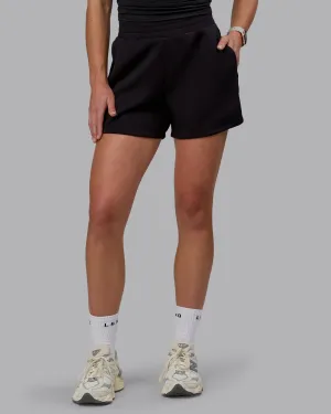 Athletic Look Elevate SoftTouch 4" Short - Black-Black