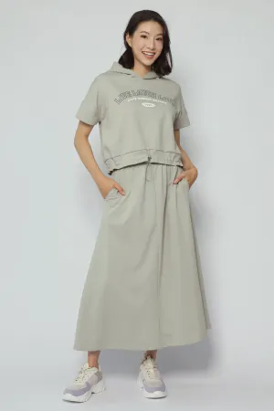 Live Laugh Love 2 in 1 Top and Skirt City Style No Ride Up