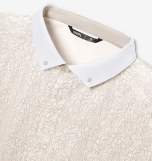 Abstract Polo Elegant Top