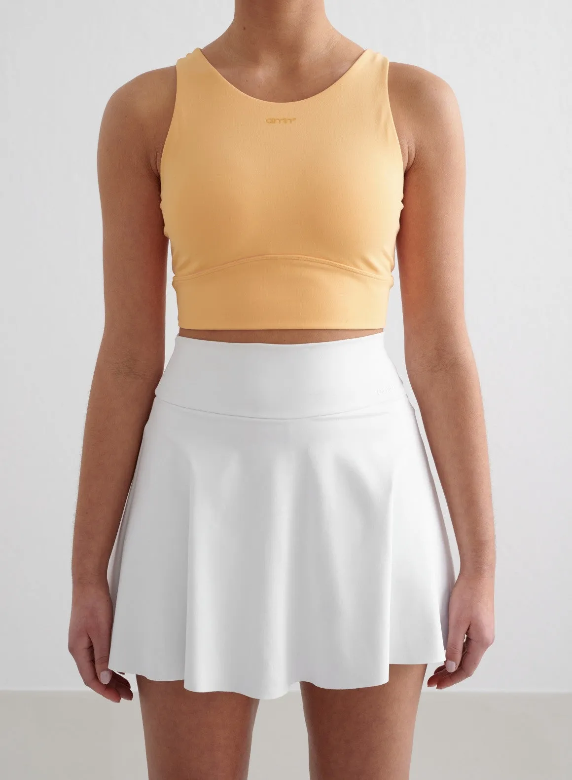 Unique Feature White Sense Skort