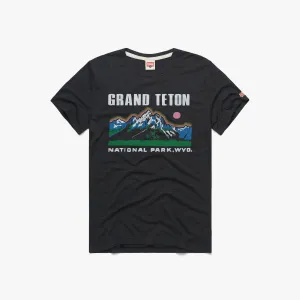 Grand Teton National Park Classic Cut Micro Perforated Fabric