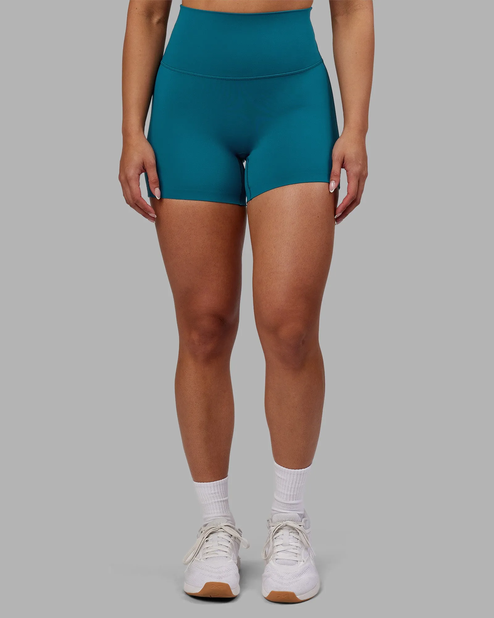 Clean Aesthetic Elixir Ultra High-Rise 4" Short - Blue Coral