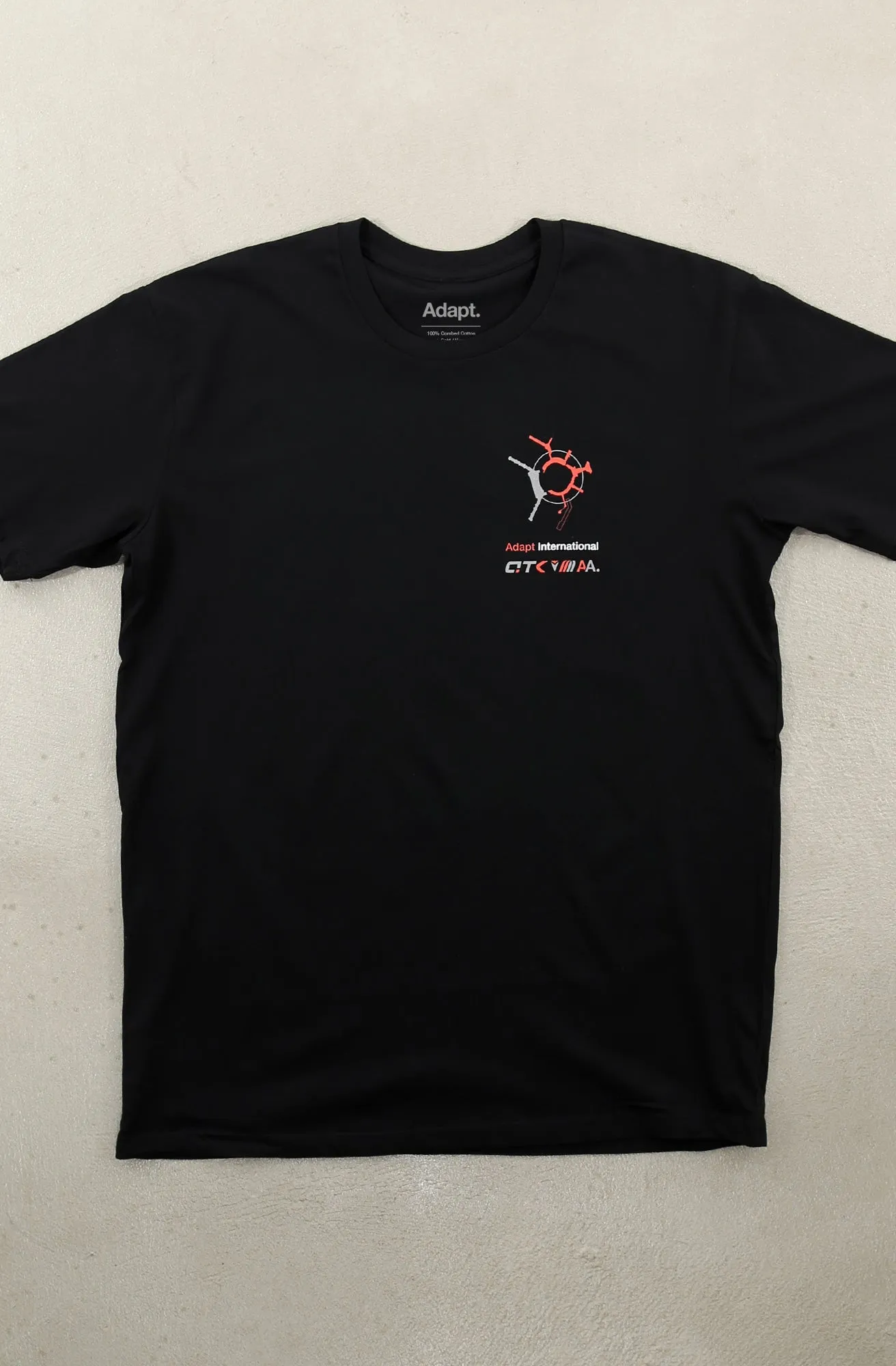 Adapt Avionics (Men's Black A1 Tee) Seamless Edging