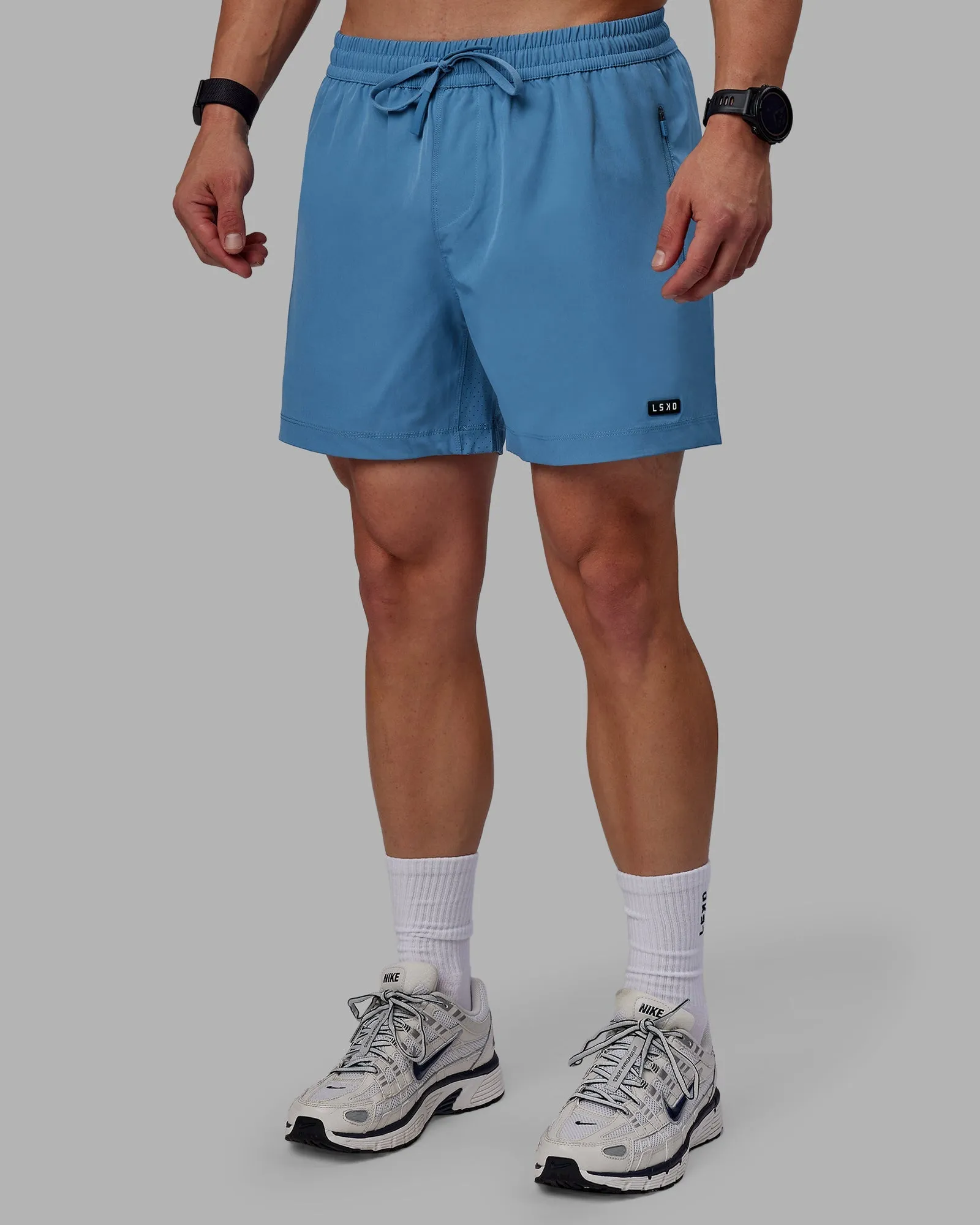 Rep 5" Performance Short - Elemental Blue Sweat Wicking Technology Sport Fit Design