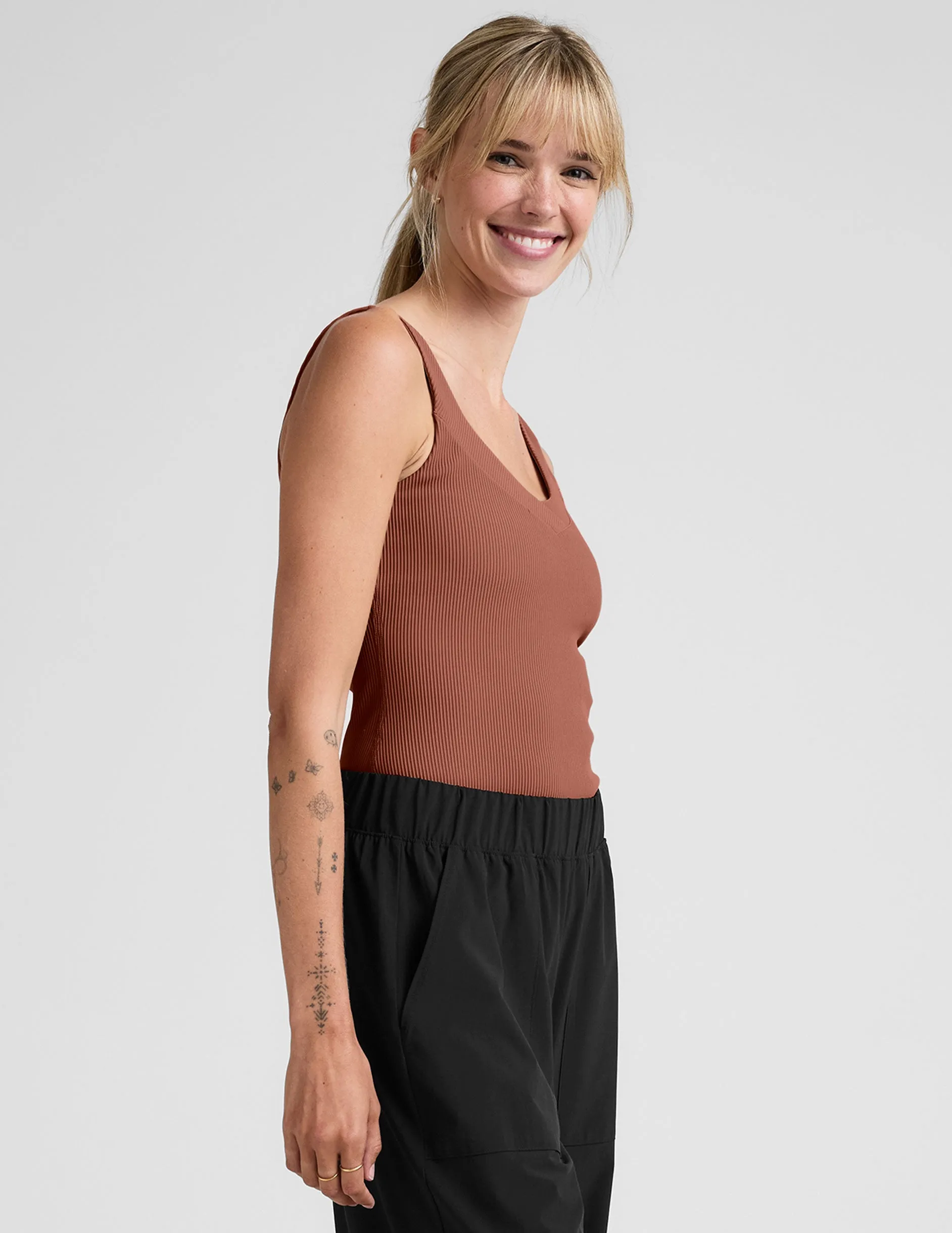 quick dry Impulse Ribbed Classic Tank