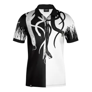 Snake Attack Polo Shirt Effortless Fashion