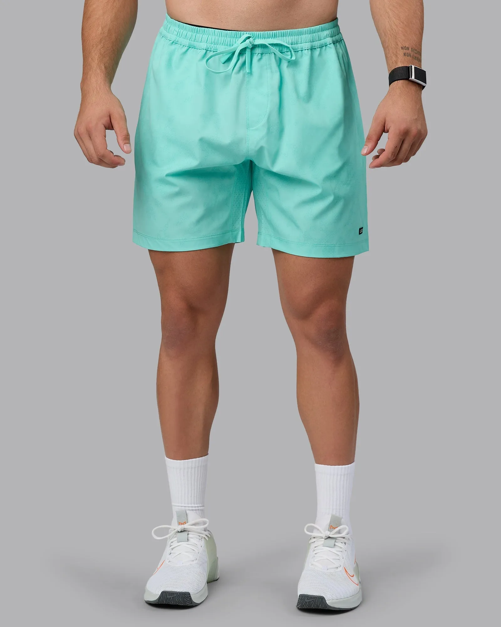 Four Way Stretch Fabric Rep 7" Performance Short - Digital Camo Cockatoo