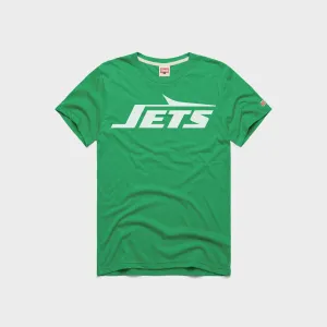 New York Jets Wordmark '24 T-Shirt Wrinkle-Free Edgy