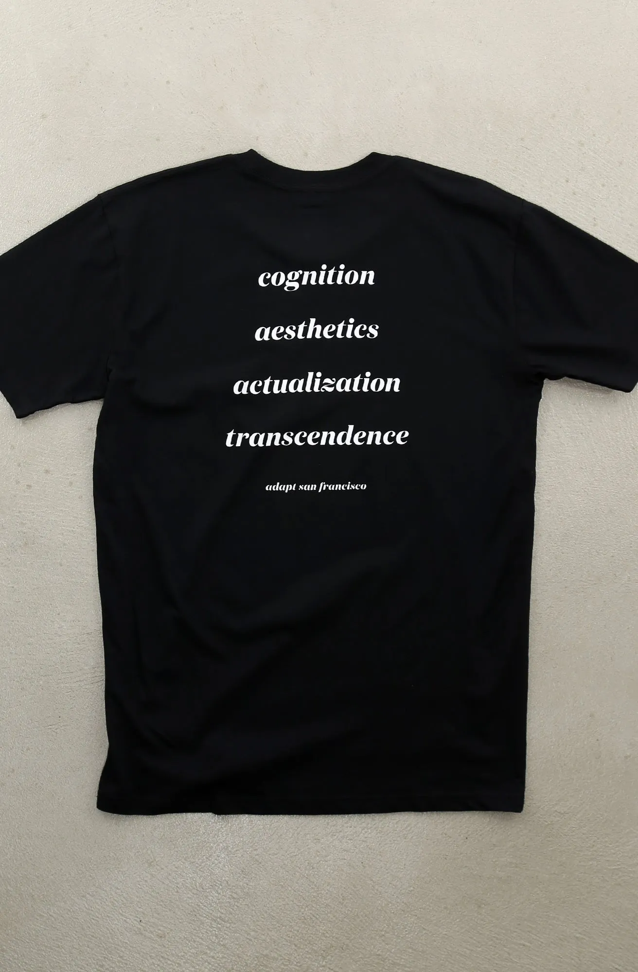 Self Actualize (Men's Black A1 Tee) Non-toxic Sporty Fashion