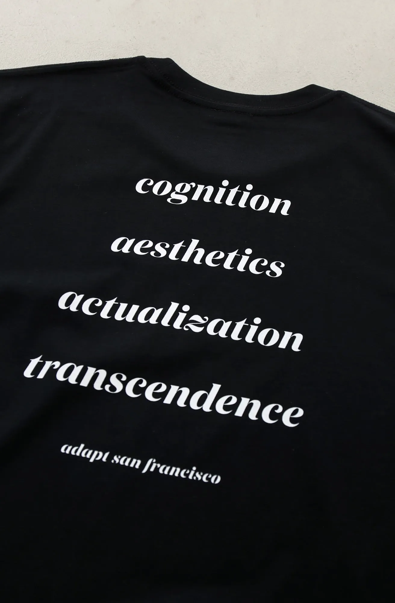Self Actualize (Men's Black A1 Tee) TearResistant Fabric