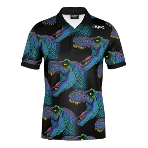 Rex Pattern Polo Shirt Refined Layer Sophisticated Comfort