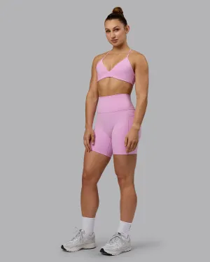 Sport Style Fit shrink-resistant Fusion Ultra High-Rise 6" Short Pockets - Pastel Orchid