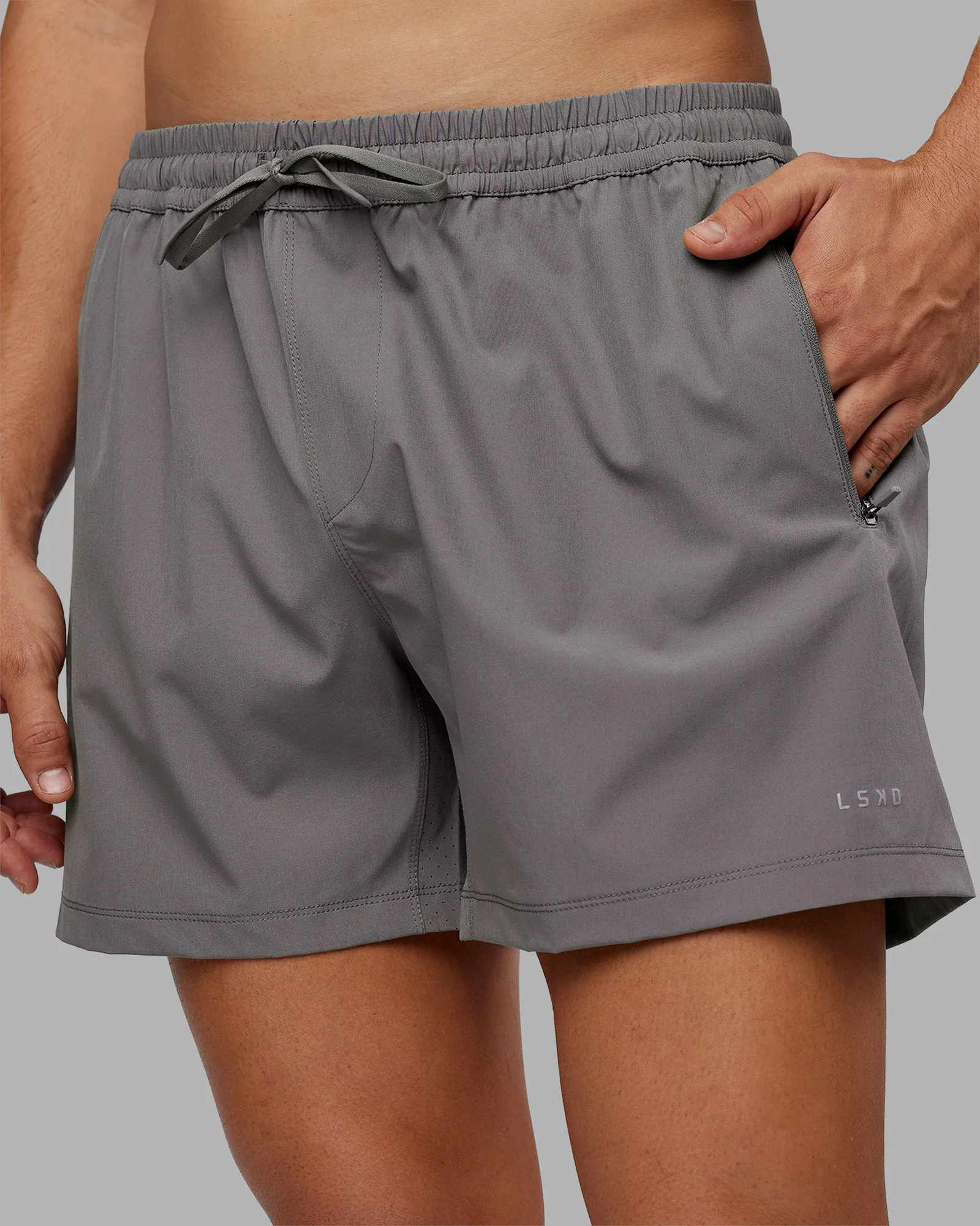 Seam Free Construction Compact Storage Feature Rep 5" Performance Short - Storm Front