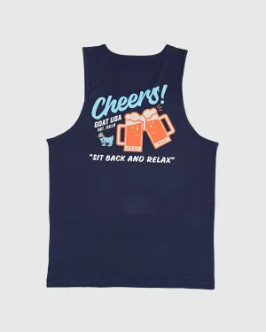 Cheers Tank Top urban scene suitable for industrial workers