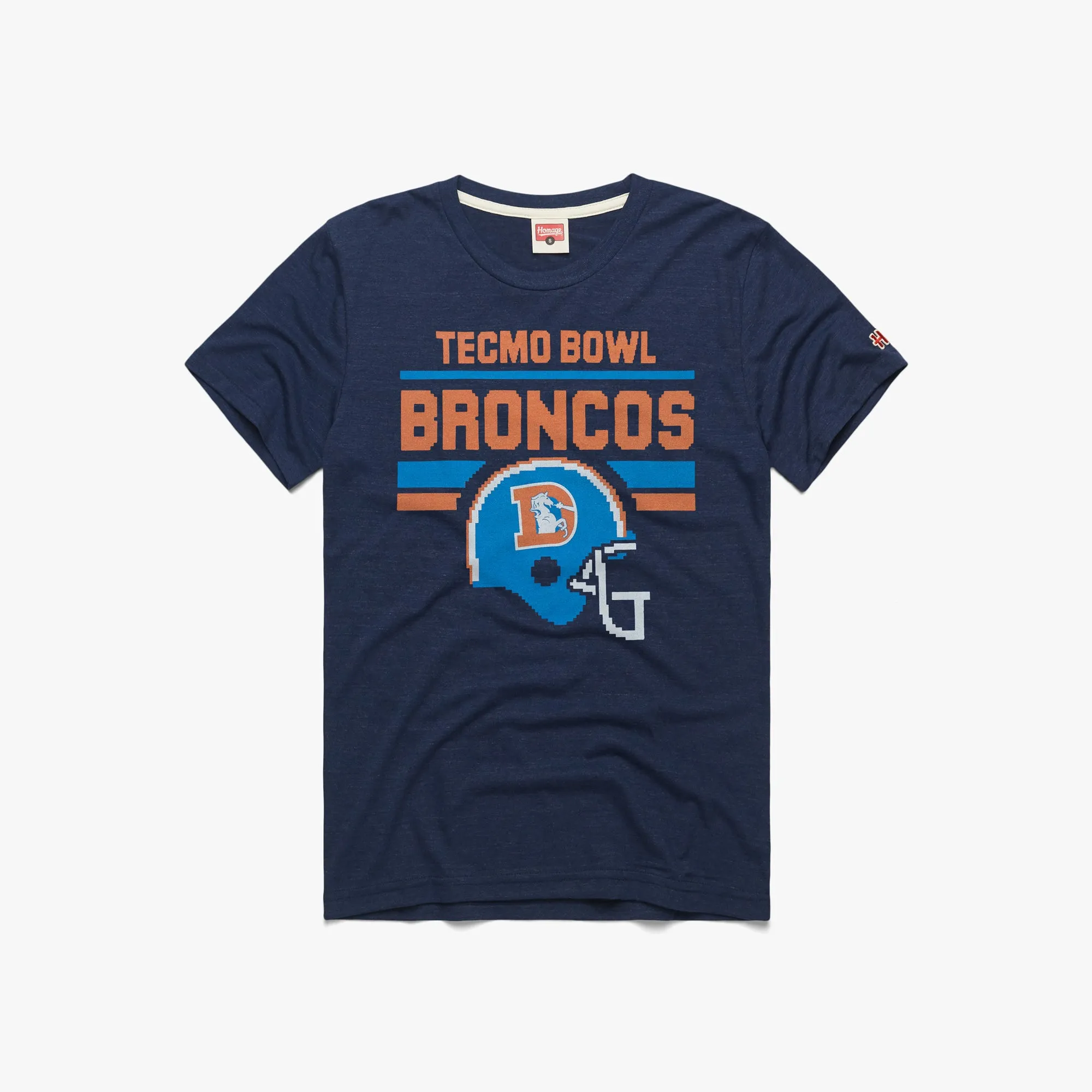 Relaxed Smart Ribbed Collar Design Tecmo Bowl Denver Broncos