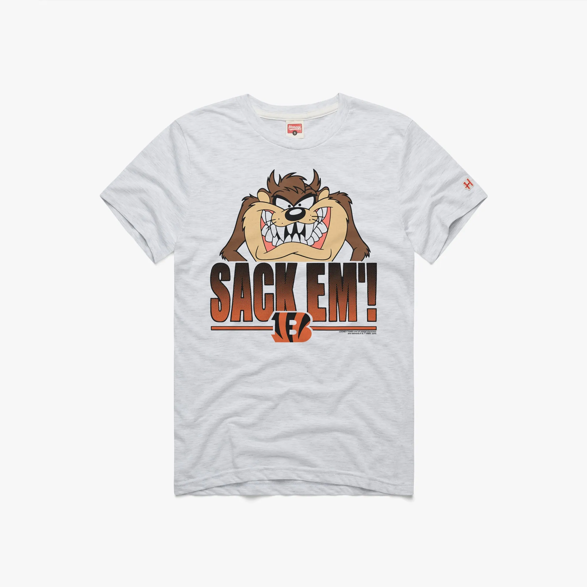 Looney Tunes Taz Sack Em' x Cincinnati Bengals Cozy Design