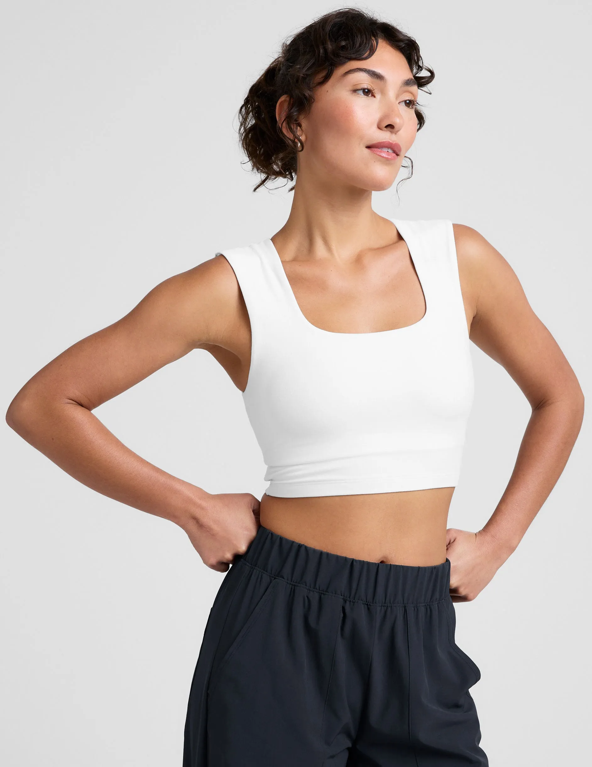 Spacedye Square Up Cropped Tank rear line short service life