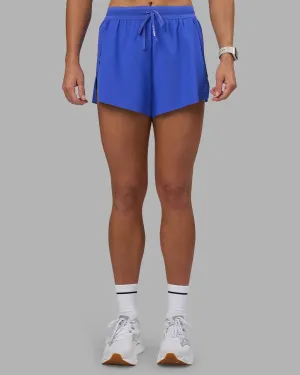 UV Protection Fabric Accelerate 3" High-Rise Running Short - Power Cobalt