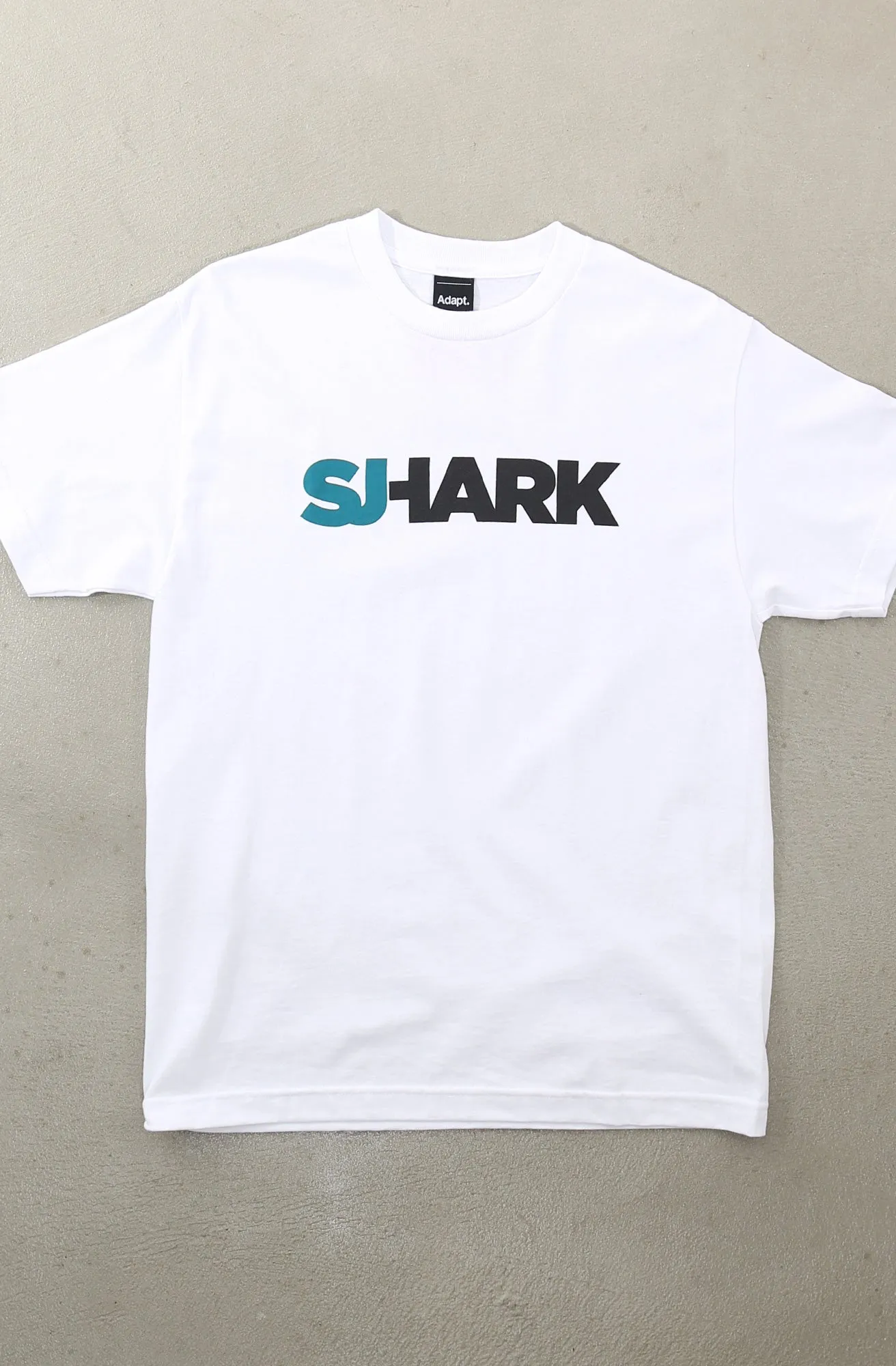 Breezy Excursion X Adapt :: Shark (Men's White Tee) coordinate with other items