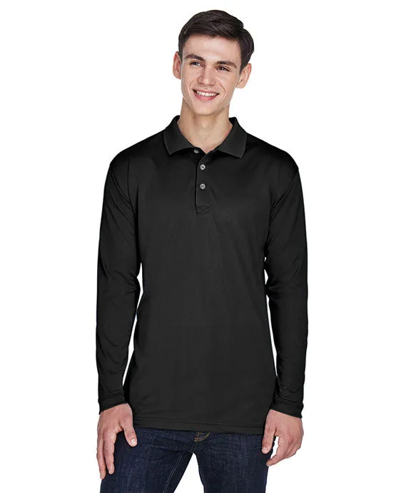 Cozy Comfort Comfortable Layers 8405LS - UltraClub Adult Cool & Dry Sport Long-Sleeve Polo Shirt