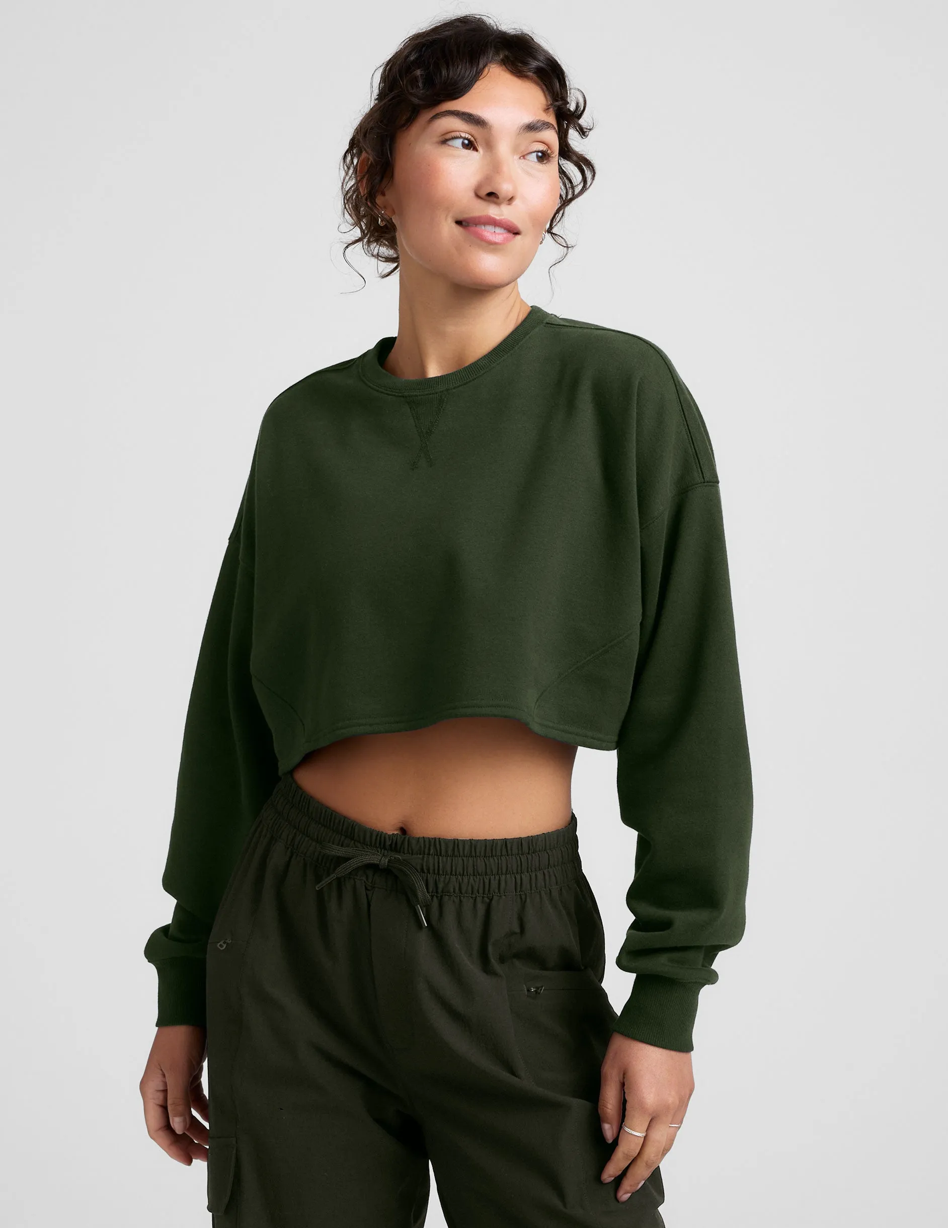 LuxeFleece Boxy Pullover Cool Weather