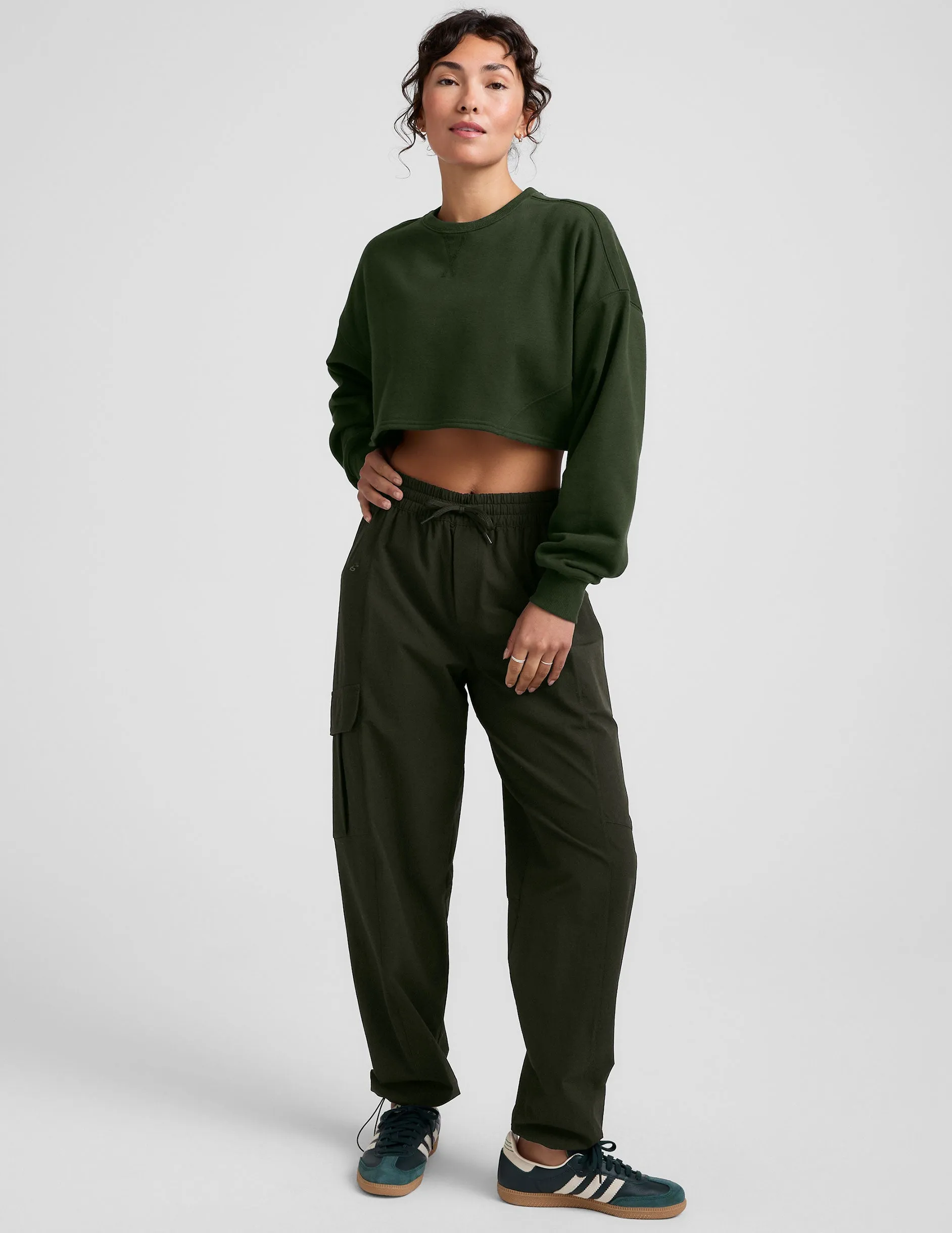 Street Style All Season Wear LuxeFleece Boxy Pullover