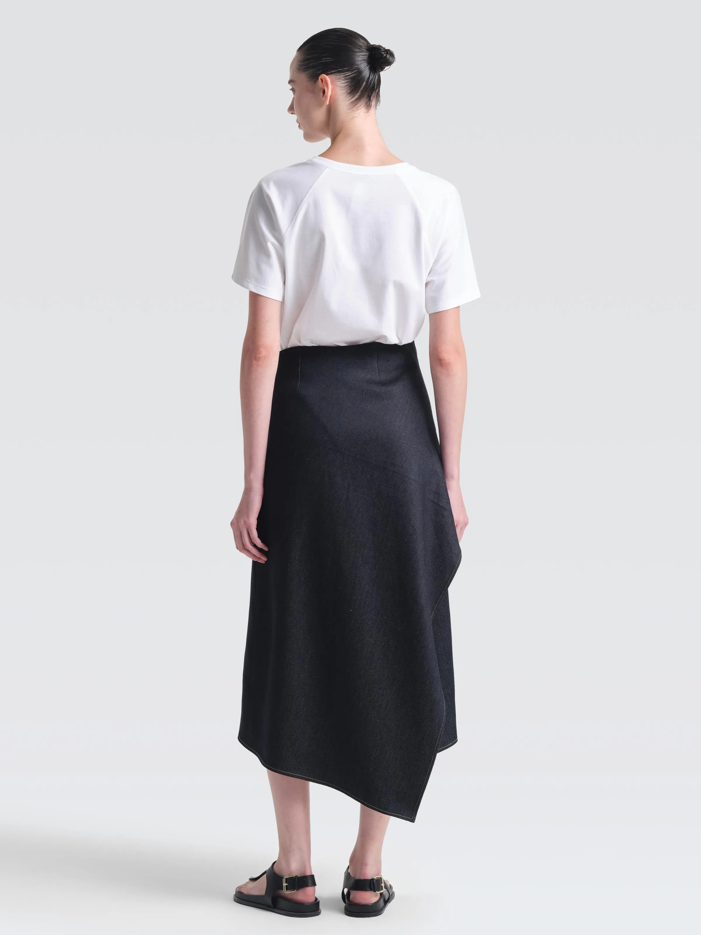 Denim Calloway Skirt Erasable Crease Lightweight