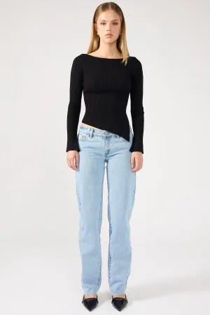 Trendy Choice Abrand A 99 Low Straight Jean Walk Away