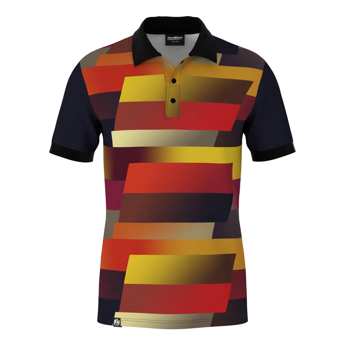 Sunrise Brick Polo Shirt Performance Fabric
