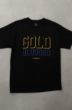 Gold Blooded Eclipse (Men's Black/Royal Tee) Effortless Vibe