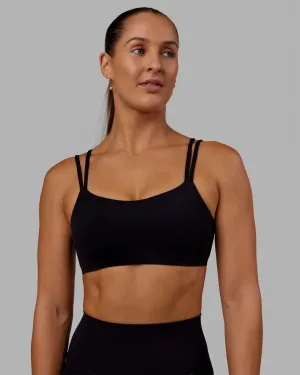 Active Stretchy Comfort Vantage Sports Bra - Black