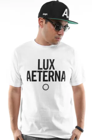 Lux Aeterna (Men's White Tee) Relaxed Outfit