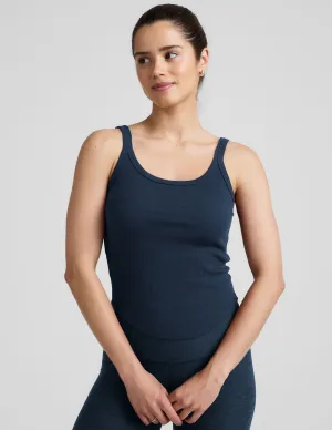 Rib Classic Tank Secure Layered Hem