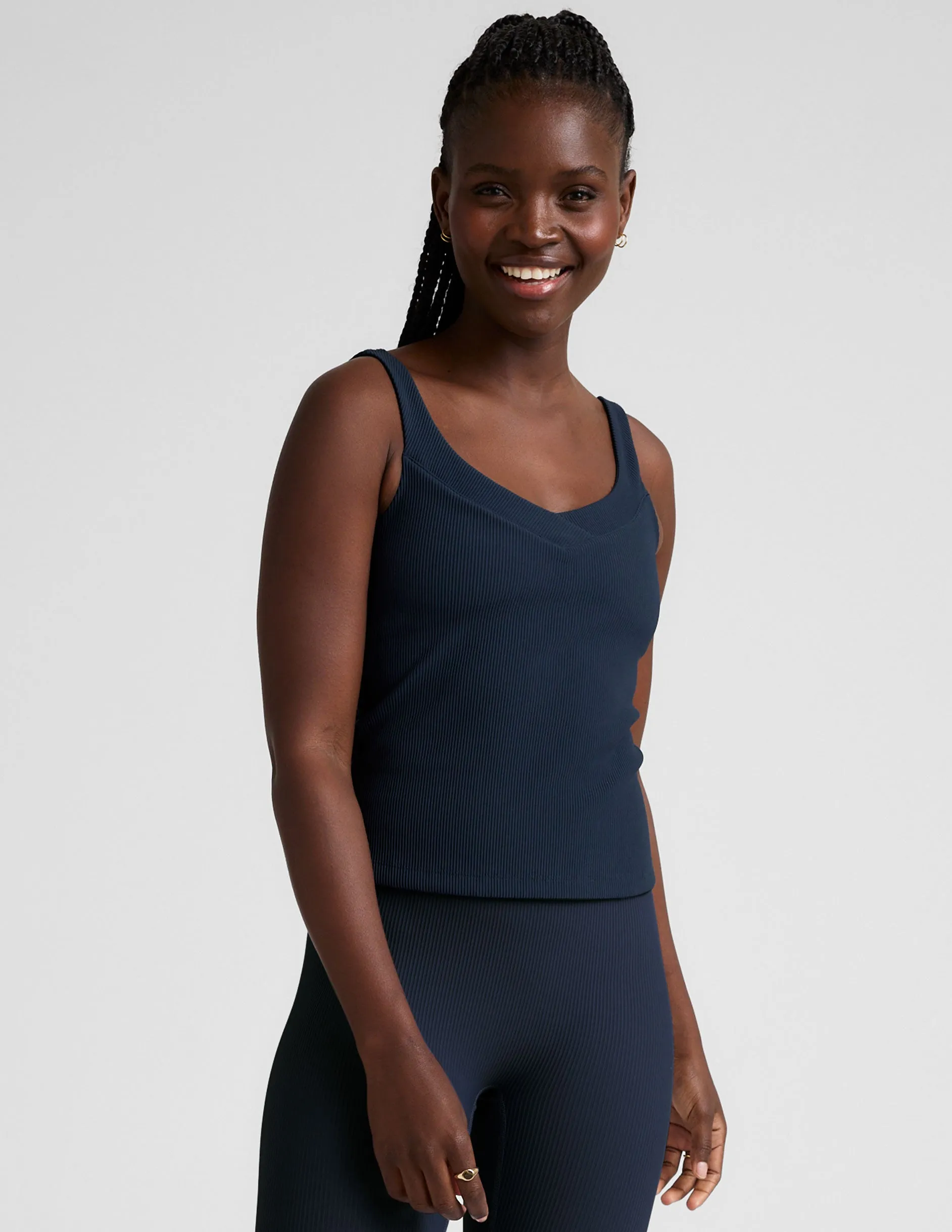 Elastic Free Impulse Ribbed Classic Tank