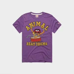 Muppets Animal Beat Drums T-Shirt UVProtectionFinish