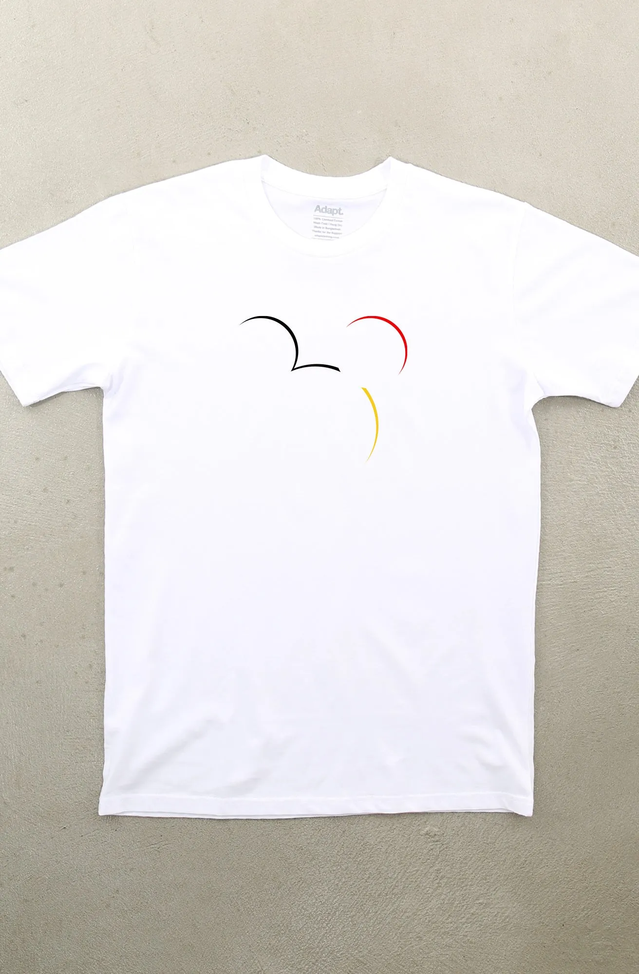 Dot Eclipse (Men's White A1 Tee) Summer cool