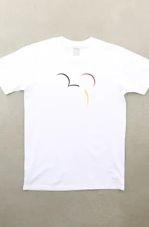 Dot Eclipse (Men's White A1 Tee) Summer cool