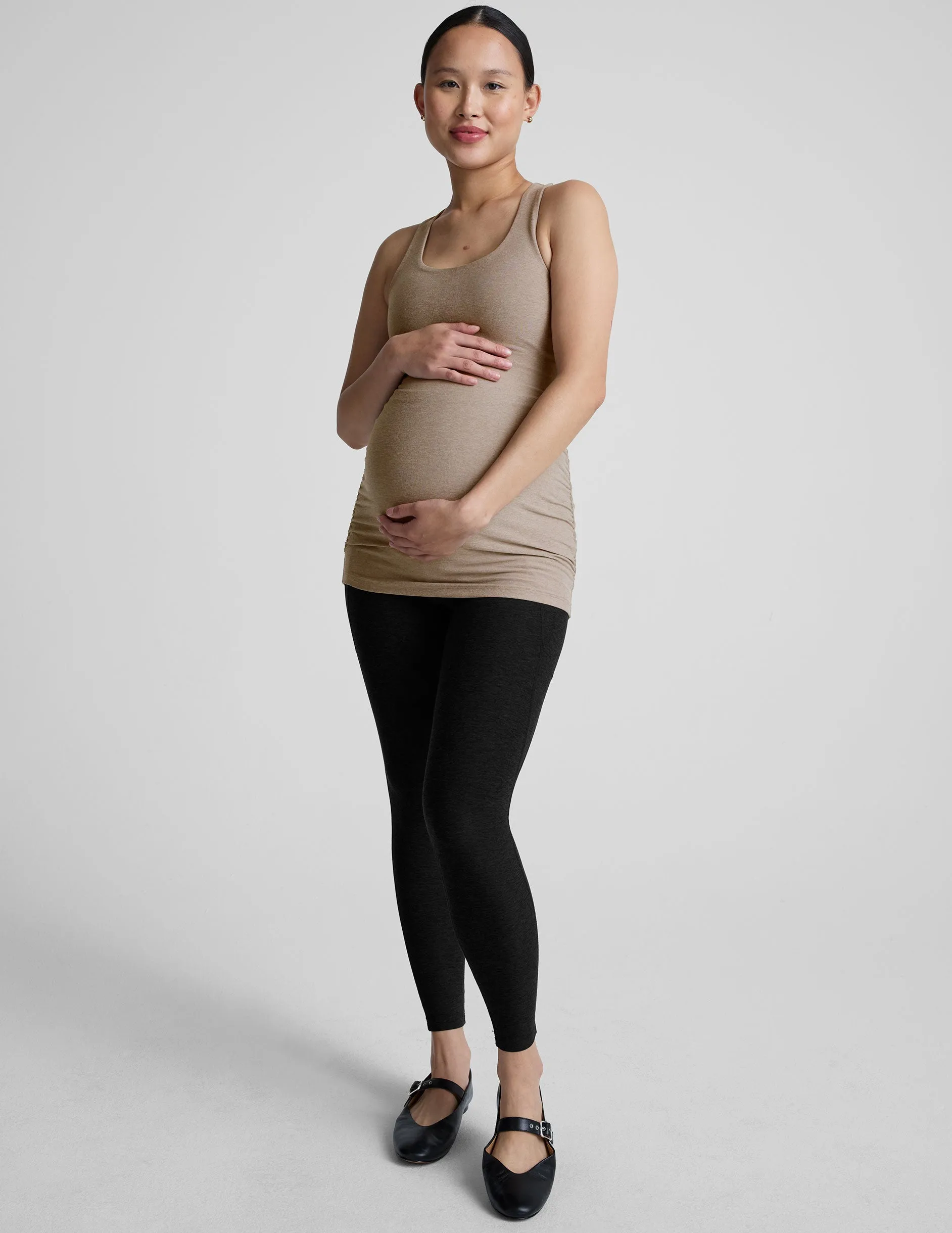 Luxury Spacedye Bases Covered Maternity Tank